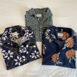 Goodfellow & Co Mens‎ Floral Button Up Shirt Lot of 3